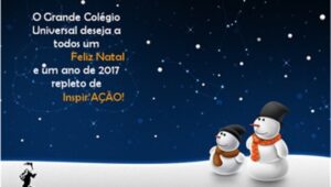 Votos de um feliz Natal e bom ano de 2017